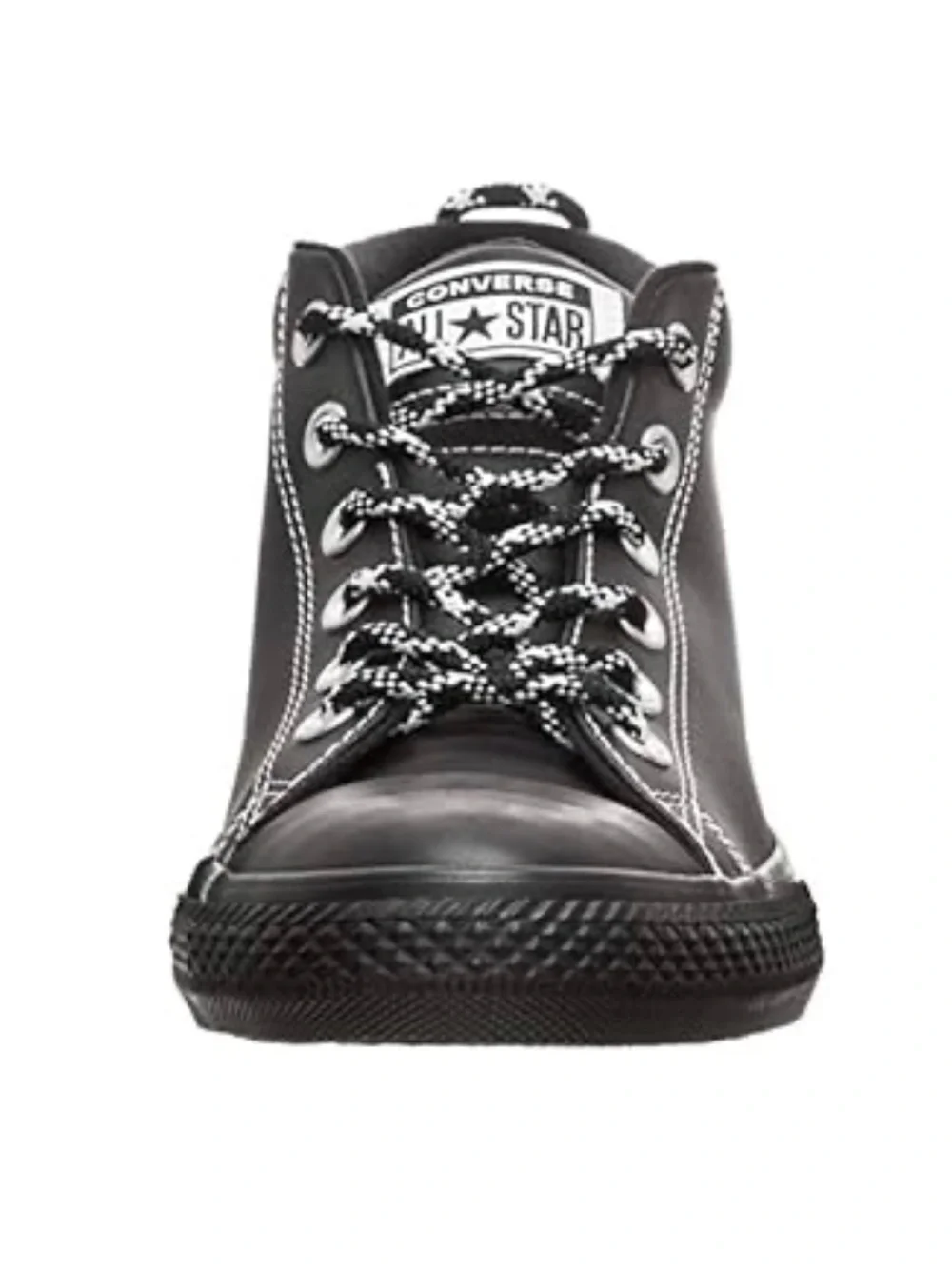Converse Chuck Taylor Mid Top Black Athletic Sneakers Boots US 8 Toddler